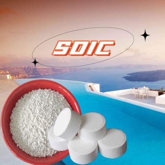 Pirifikasyon Dlo Pri ki ba 25kg Granules tablèt SDIC Dihydrate 56 pousan Pri Sodyòm Dichloroisocyanurate