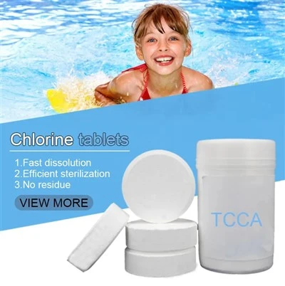 Granulaire TCCA Trichloroisocyanuric Asid Blan Pisin Chimik