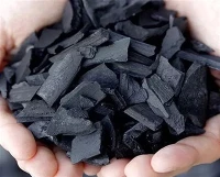 High Quality Coconut Shell Gwo twou vid ki genyen aktive Kabòn