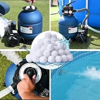 700g Reutilizabl Eco-Zanmitay Boul Filter Pou Ponp Filtè Sand